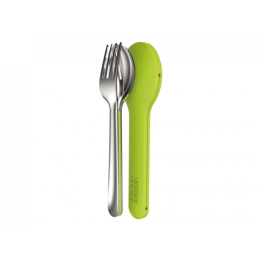 Joseph Joseph GoEat Cutlery Set, Green