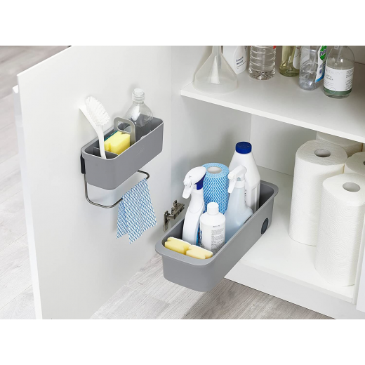 Joseph Joseph DoorStore In-cupboard Sink Tidy - Grey