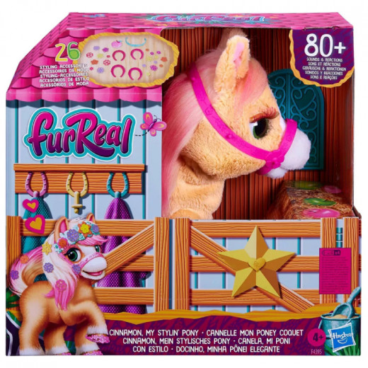 HASBRO furReal Cinnamon My Stylin' Pony Interactive Pet Toy