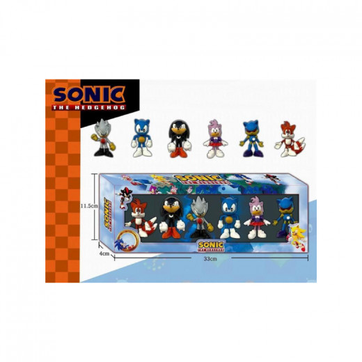 Sonic Figures, 2.7 Inch, 6 Pieces