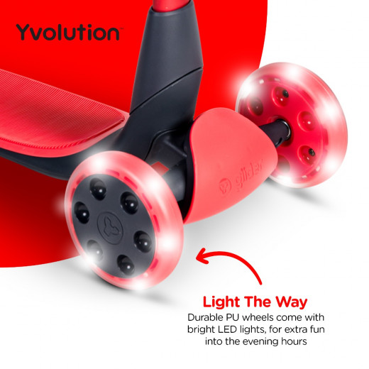 Yvolution Y Glider Nua, Red Color