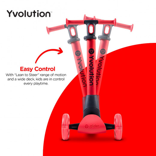 Yvolution Y Glider Nua, Red Color