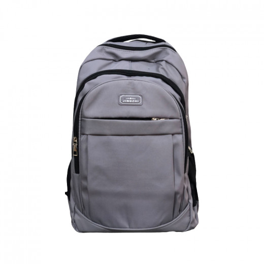 Amigo Backbag 4 Zipper Jingzhi Grey Color