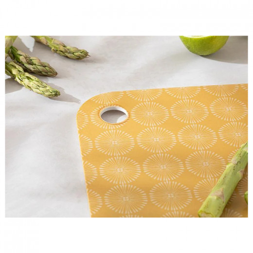 English Home Melamine Cutting Board, Yellow Color, 32*22 Cm