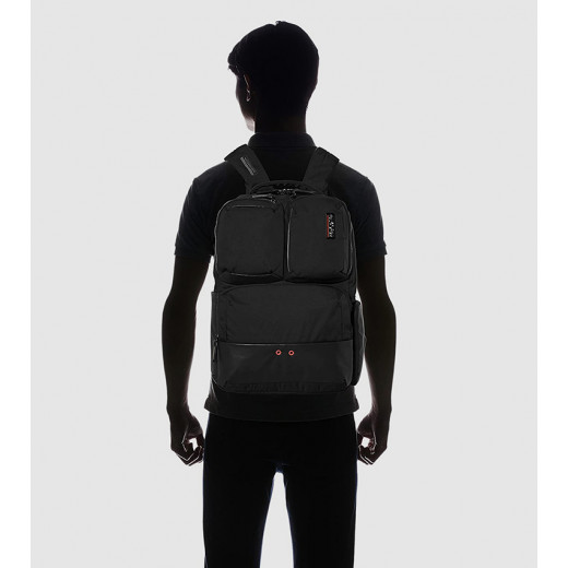 American Tourist Zork Solid Backpack, Black Color