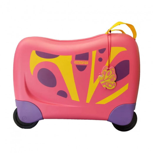 American Tourister Kids Skittle Hard Luggage, Pink Color