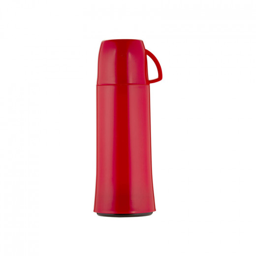 Helios Elegance Vacuum Jug, Steel, Red, 0.75L