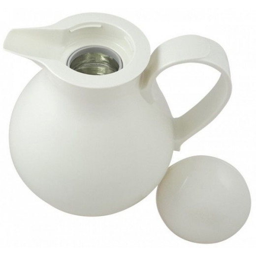 Helios Nostalgie Jug With Tea Strainer, 1 L, White