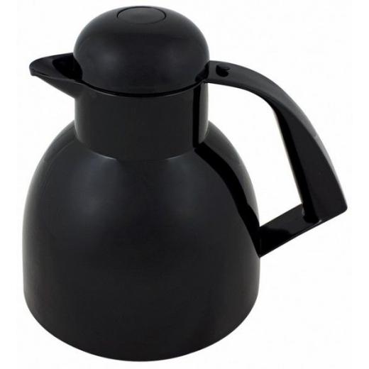 Helios Day-Push Vacuum Jug, Black, 1 L