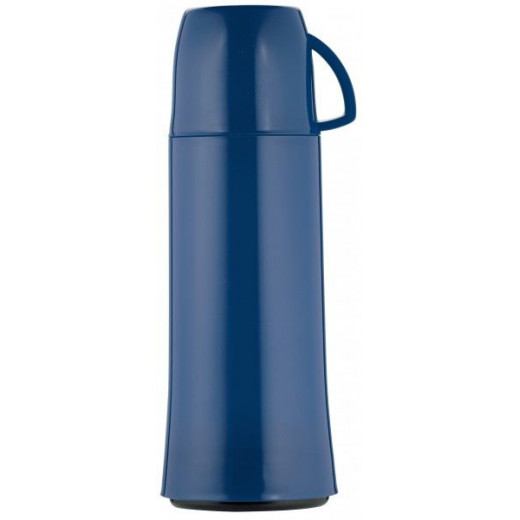 Helios Elegance Vacuum Jug, Steel, Blue, 0.75L