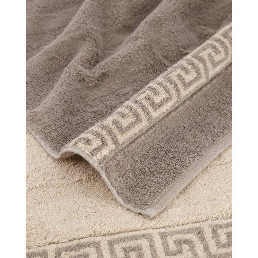 Cawo Noblesse Hand Towel, Beige Color, 50*100 Cm