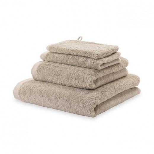 Aquanova London Aquatic Guest Towel, Beige Color, 30*50 Cm