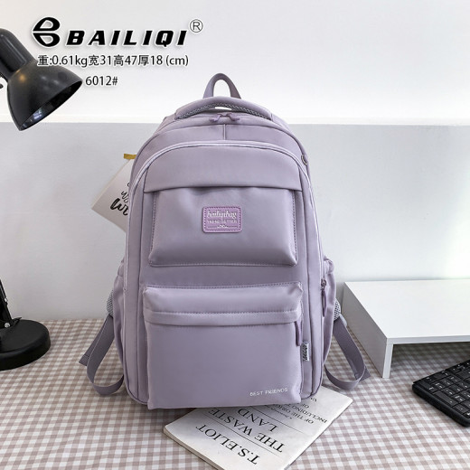 Backpack School Bag For Teenagers, Purple Color