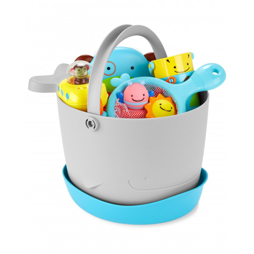 Skip Hop Water Bath Bucket Play Set, 10 Pieces