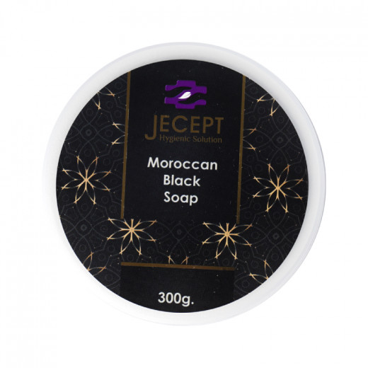 JeCept Moroccan Black Soap, 300gm