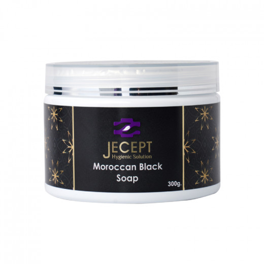 JeCept Moroccan Black Soap, 300gm