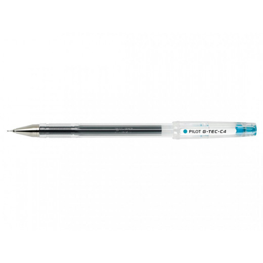 Pilot  G-Tec C4 Roller Ball Pen, 0.4mm White Blue