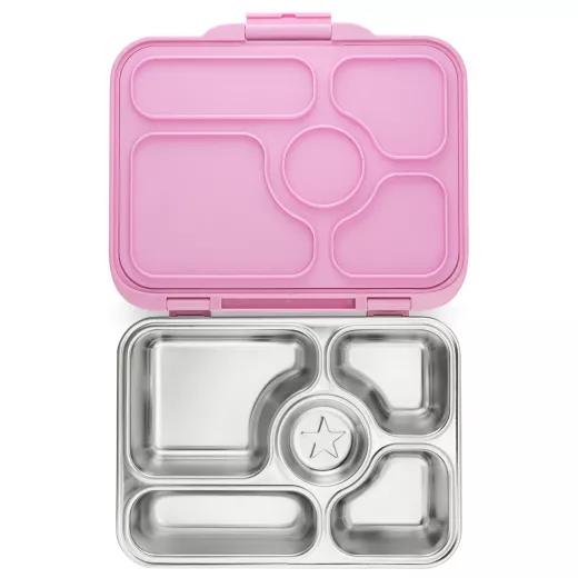 Bento Box Lunch Box Stainless Steel Leakproof, Pink