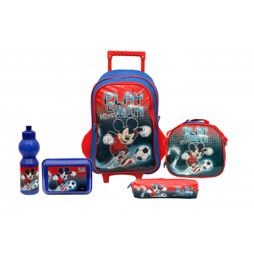 Simba | Mickey Play Win 46 cm Trolley Set 5 in 1