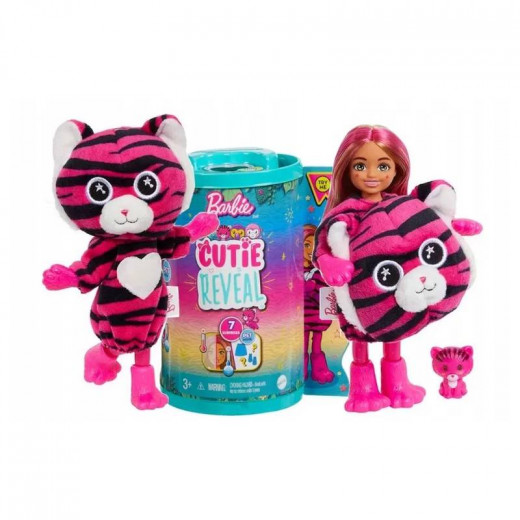 Barbie Cutie Reveal Jungle Series Chelsea Tiger Doll