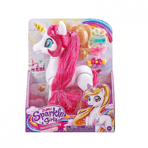 ZURU Sparkle Girlz Unicorn & Ponies Styling Set