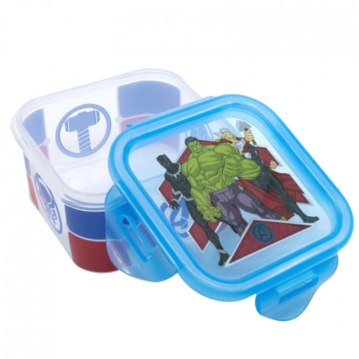 Stor Square Hermetic Food Container 500 Ml Avengers Heraldic Army