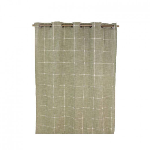 ARMN Eclipse Single Curtain, Green Color, 140 X 265 Cm