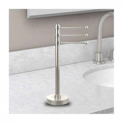 ARMN Delta Countertop Triple Towel Rack, Nickel Color