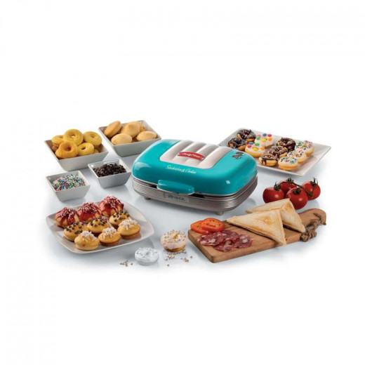 Ariete Party Time Sandwich & Muffin & Donut Maker Color Blue