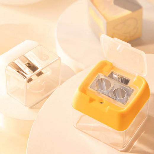 Mideer Three-hole Pencil Sharpener - Cloud White