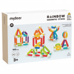 Mideer Rainbow Magnetic Sticks-100pcs