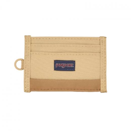 Jansport Cross Town Curry Core Card Holder, Beige Color