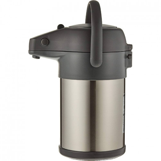 Thermos Stainless Steel Vacuum Pump Pot, 3 Liter