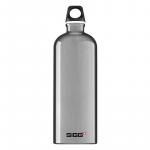 Sigg Traveller Stainless Steel Water Bottle, Silver,1.0L