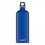 Sigg Traveller Stainless Steel Water Bottle, Dark Blue, 1.0L