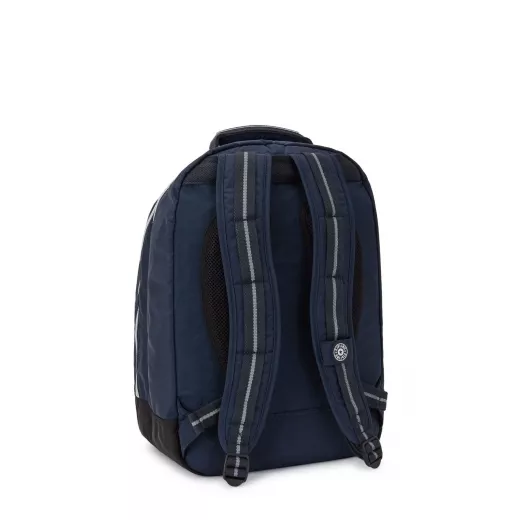 Kipling-Class Room-Large Backpack With Laptop Protection Blue Gray