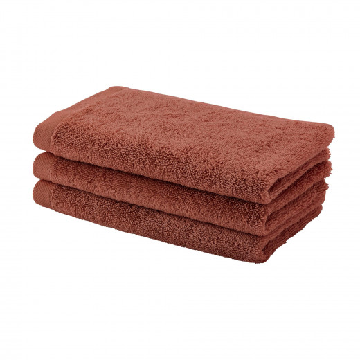 Aquanova London Brandy Guest Towel - 30 X 50 Cm