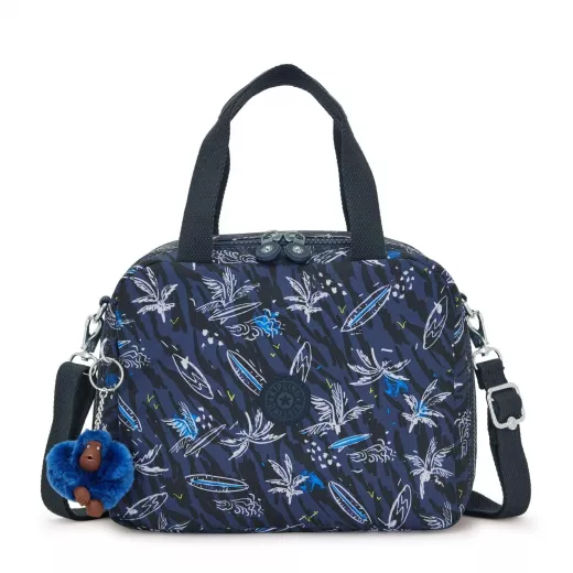 Kipling Miyo Insulated Medium Lunch Bag Surf Sea Print