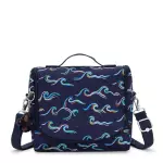 Kipling New Kichirou Lunchbox Fun Ocean Print