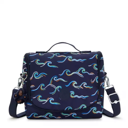 Kipling New Kichirou Lunchbox Fun Ocean Print