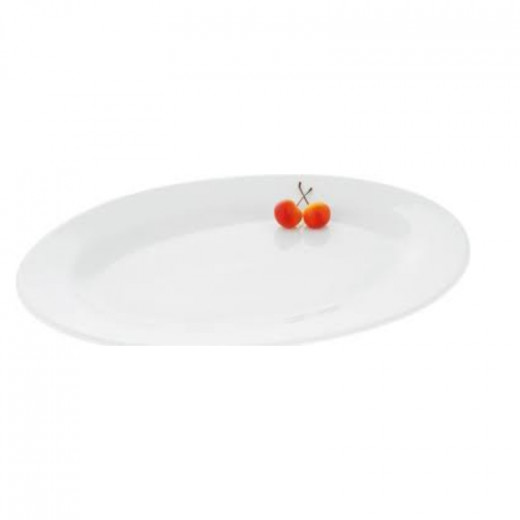 Wilmax Stello Pro  Oval Platter - White 26cm