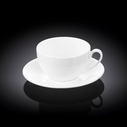 طقم فناجين وأكواب شاي   أوليفيا - أبيض 250 مل من ويلماكس