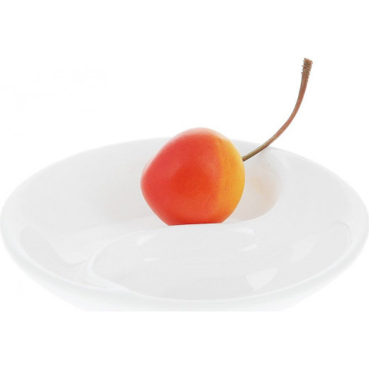 Wilmax Divided Sauce Dish - White  9cm