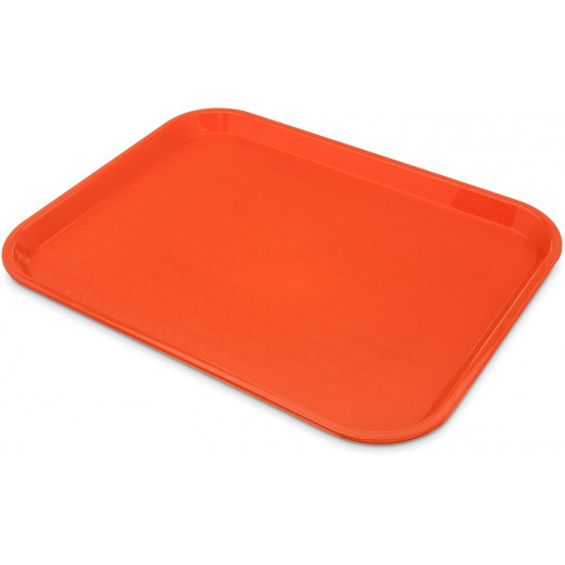 Vague Fast Food Tray Plastic 45 centimeters x 35 centimeters Orange