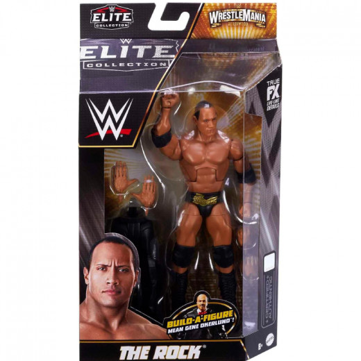 Wwe Wrestlemania Elite Collection The Rock Action