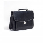 ARMN Leather Document Bag - Black