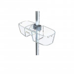 Primanova Drippy Shower Rail Shelf - Transparent