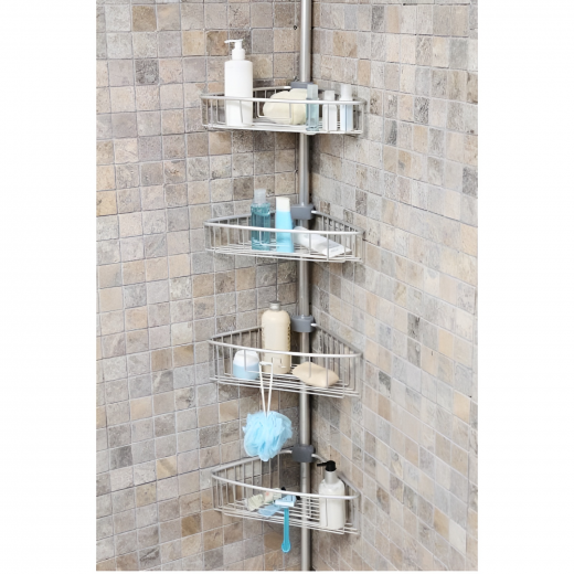 Primanova  Bathroom Telescopic Corner Caddy 4-Tier