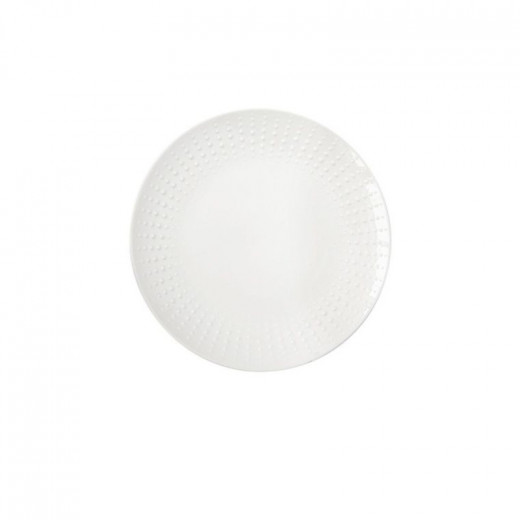 Easy Life Drops Dinner Plate - White 26cm