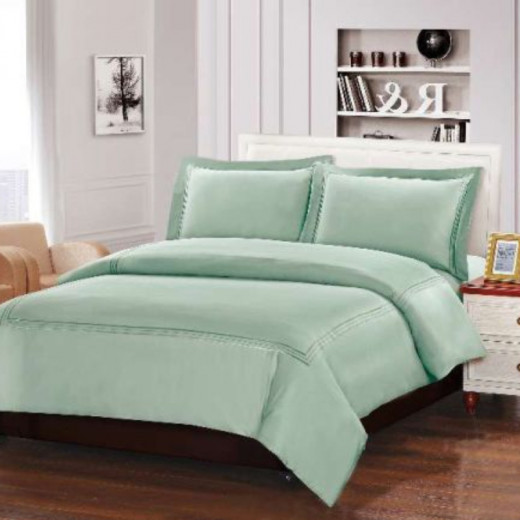 ARMN Naturesoft  Queen Duvet Cover Set - Green 4-Piece